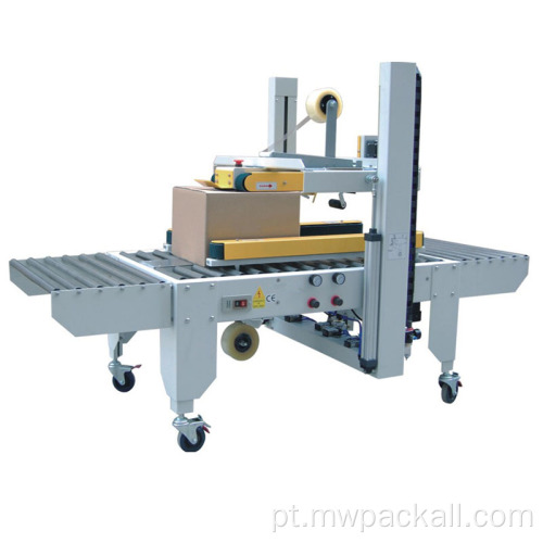 Máquina seladora de vedação de embalagem de papelão ajustada semi automática de baixo preço para exportação